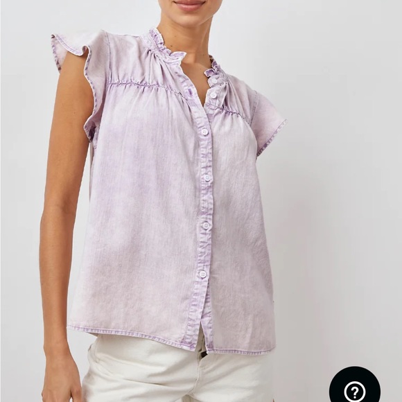 Rails Tops - Rails lavender acid wash Ruthie top size small!!